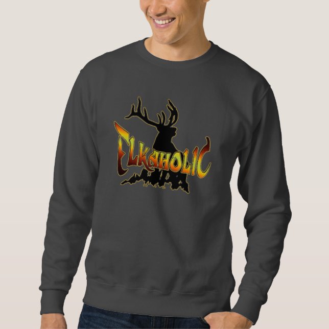 elk a holic sweatshirt (Front)
