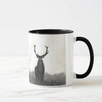 Elk Art Wild Animals Contrast Coffee Mug