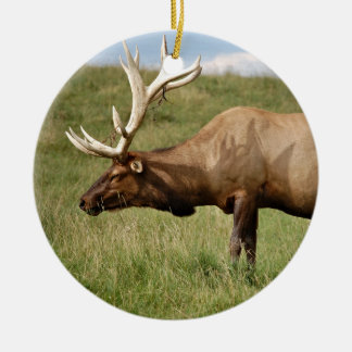 Elk Ceramic Ornament