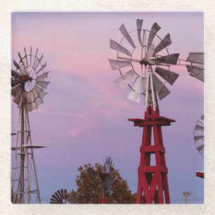 Elk City, Oklahoma, Exterior View Glass Coaster