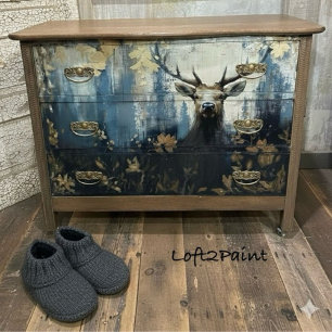 Elk Deer Estes Park Colorado Travel Decoupage  Tissue Paper