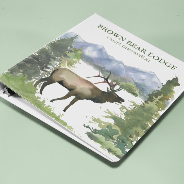 Elk Forest Woodland Cabin Guest Information Binder (Creator Uploaded)