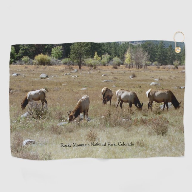 Elk golf towel (Horizontal)