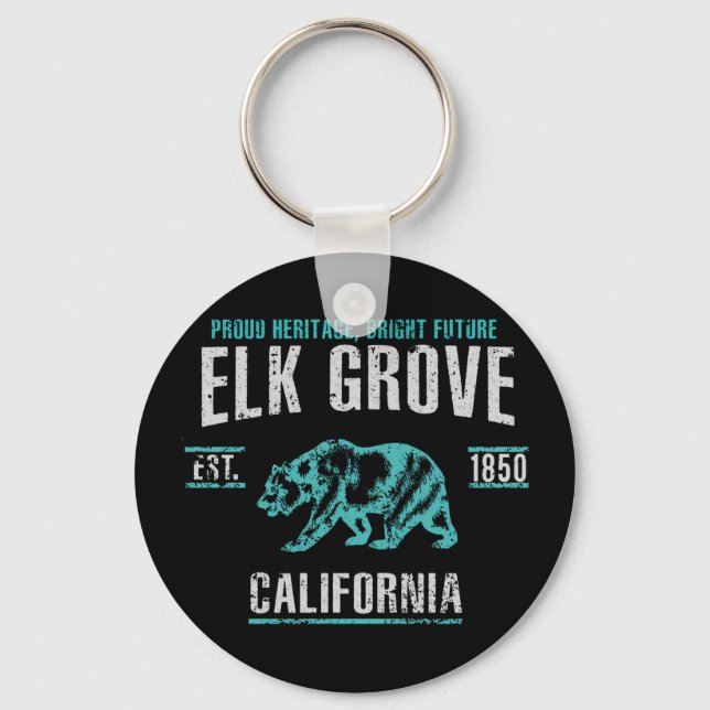 Elk Grove Keychain (Front)