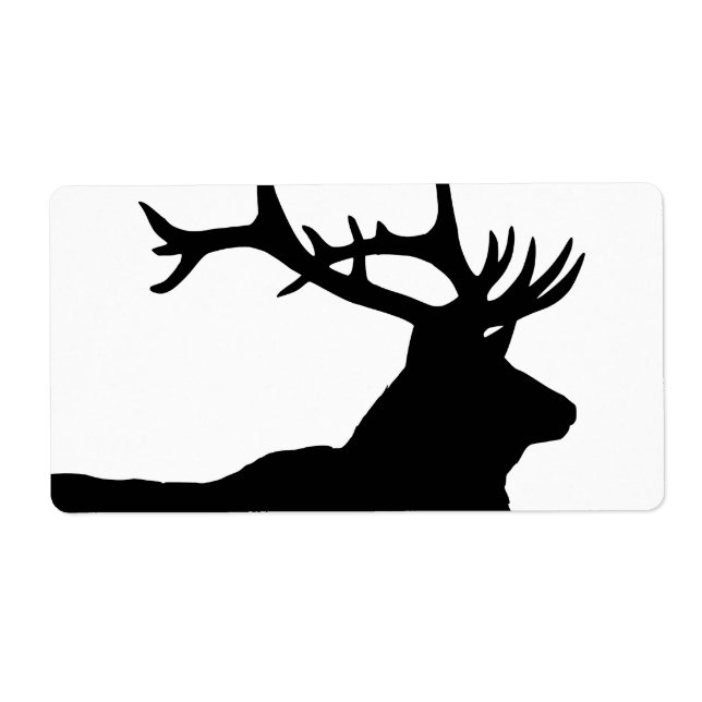 Elk Head Silhouette (Front)