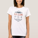 Elk Island National Park Canada Vintage Distressed T-Shirt<br><div class="desc">Elk Island National Park Distressed Badge with unique park themed maple leaf design. The park plays an important part in the conservation of the Plains bison.</div>