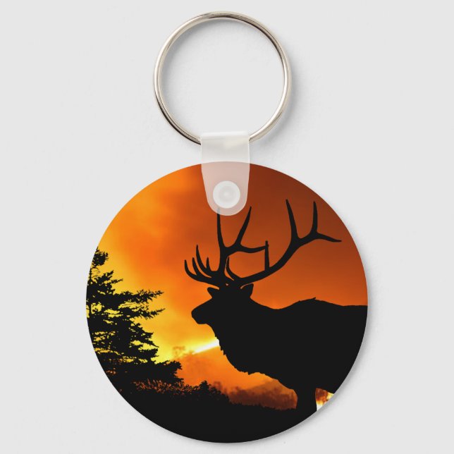 Elk Keychain (Front)