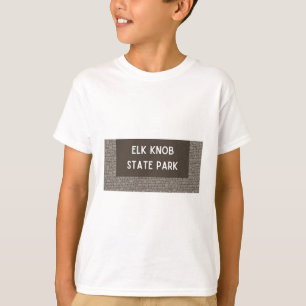 Elk Knob State Park North Carolina park sign T-Shirt