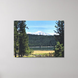 Elk Lake with Mount Bachelor, OR Canvas Print