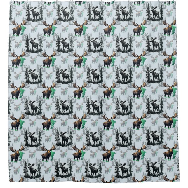Elk Moose Antlers Deer Pattern Design  (Front)