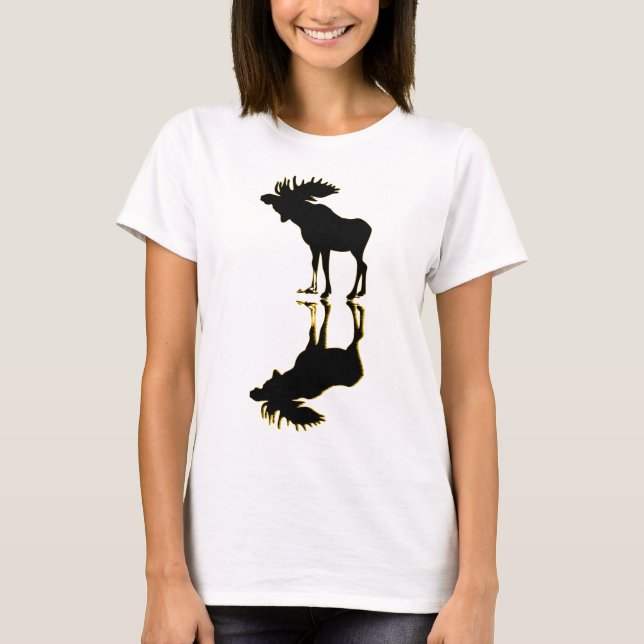 elk Moose Elch T-Shirt (Front)