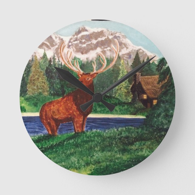 Elk Mountain Clock (Front)