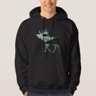 ELK NATURE SCENERY HOODIE