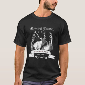 Elk. Parc national de Grand Teton. T-shirt