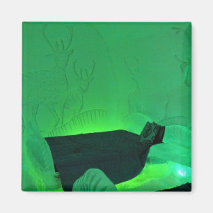 Elk Room at Hotel de Glace, Quebec, Canada Magnet