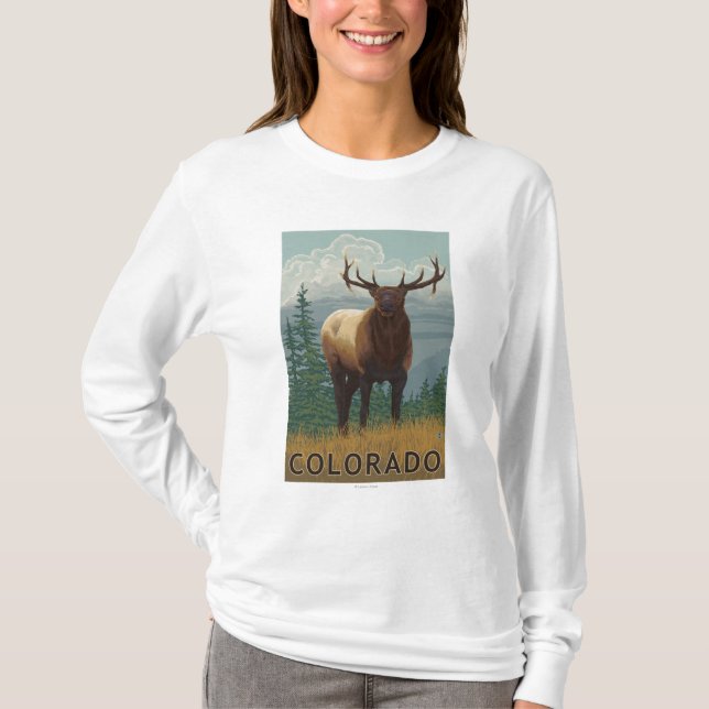 Elk SceneColorado T-Shirt (Front)