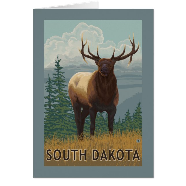 Elk SceneSouth Dakota (Front)