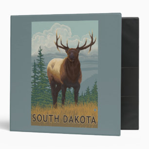 Elk SceneSouth Dakota Binder