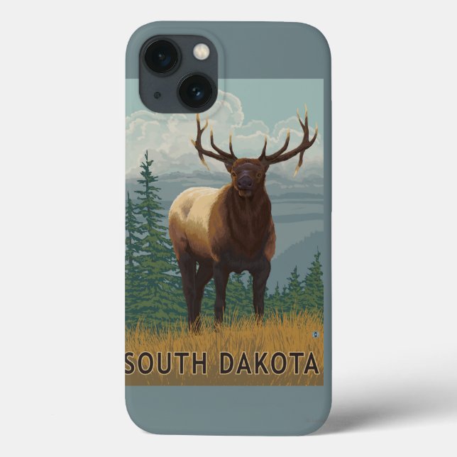 Elk SceneSouth Dakota Case-Mate iPhone Case (Back)