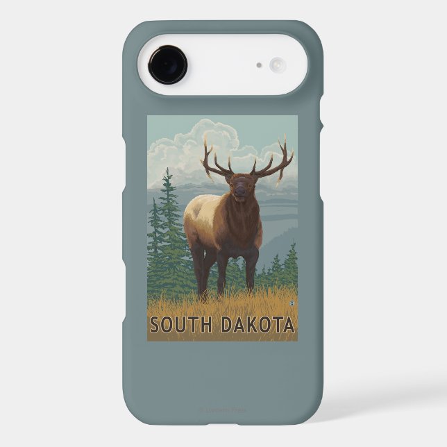 Elk SceneSouth Dakota Case-Mate iPhone Case (Back)
