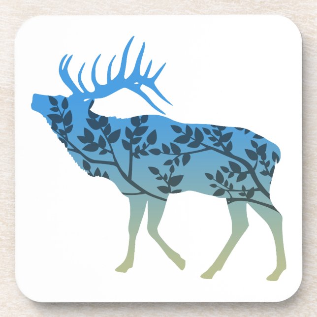Elk Tree Coaster (Front)