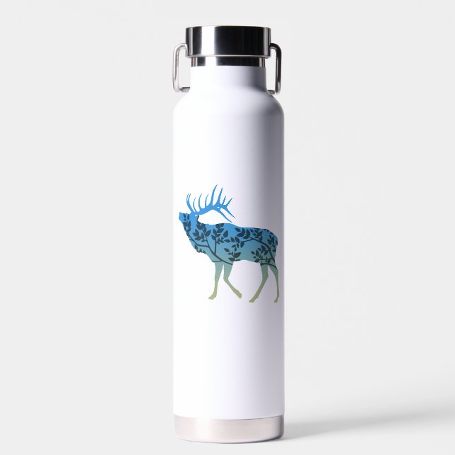 Elk Tree Water Bottle (Front)