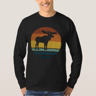 Elk Vintage Retro Mum Dad T-Shirt