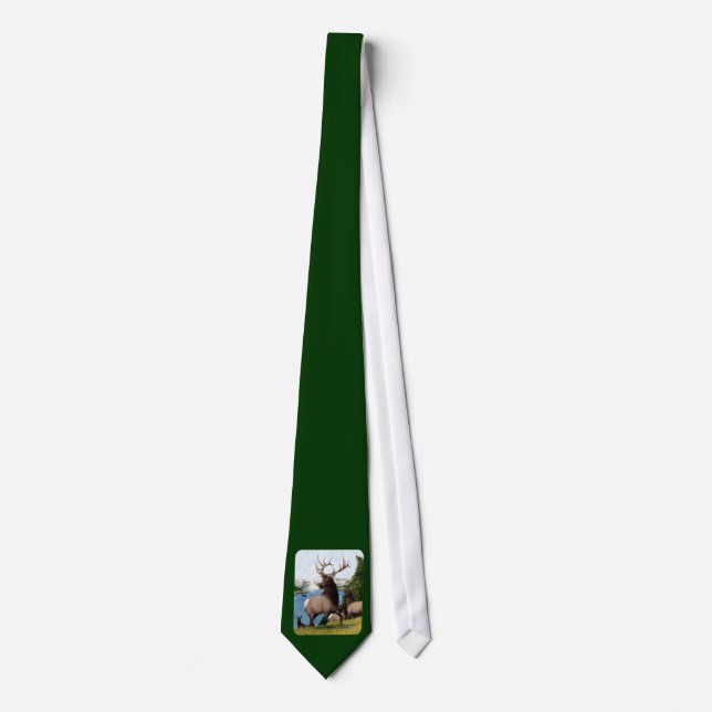 Elk Wapiti Tie (Front)