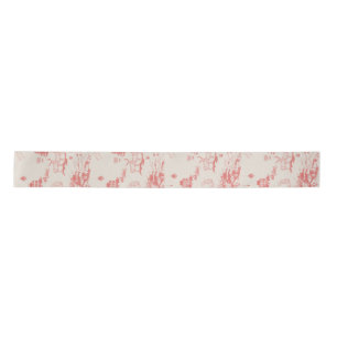 Elk Woods French Toile Satin Ribbon
