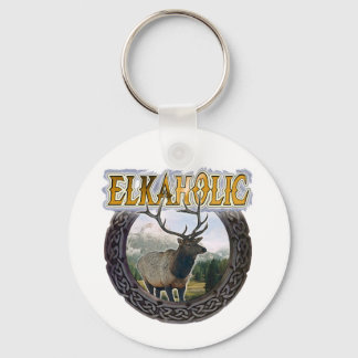 Elkaholic Keychain