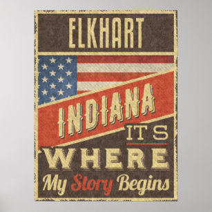 Elkhart Indiana Poster