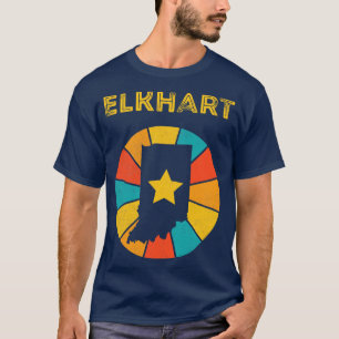 Elkhart Indiana Vintage Distressed Souvenir 1 T-Shirt