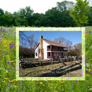 Elkhorn Tavern, Pea Ridge National Military Park Postcard