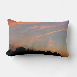 Elkridge Sunset Maryland Landscape Lumbar Pillow