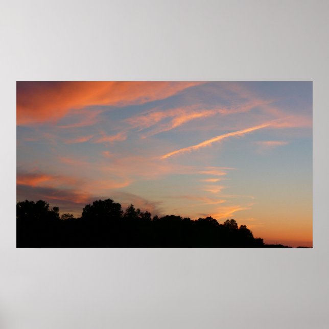 Elkridge Sunset Maryland Landscape Poster (Front)