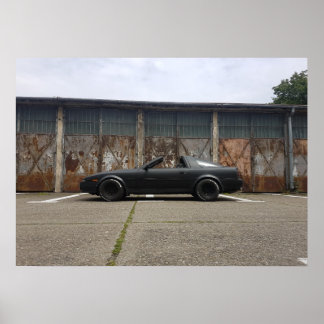 Elkroad Garage Toyota Supra Mk3 Turbo Poster