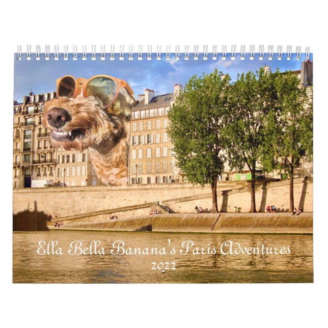 Ella Bella Banana's Paris Adventures 2022 Calendar (Cover)