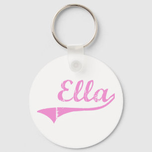 Ella Classic Style Name Keychain