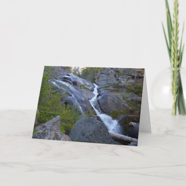 Ella Falls at Sequoia National Park Card (Front)