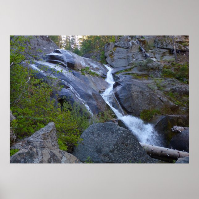 Ella Falls at Sequoia National Park Poster (Front)