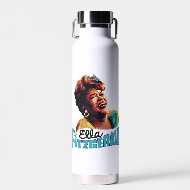 Ella Fitzgerald Water Bottle (Front)