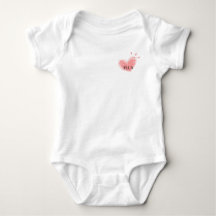 Ella Heart Baby Bodysuit 
