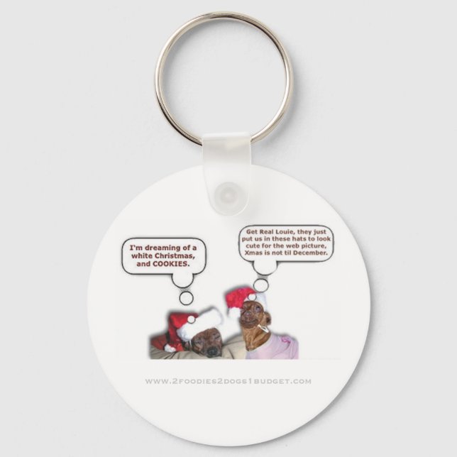 Ella & Louie Discuss Life - Keychain (Front)