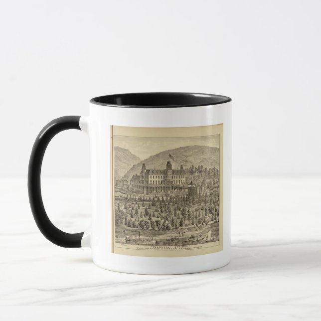 Ellanova Springs 10 miles from Pittsburgh Mug (Left)
