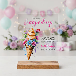 Elle a été ramassée Fête de mariage avec glace