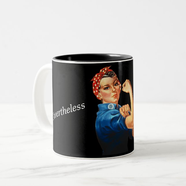 "Elle a persisté" tasse (Devant gauche)