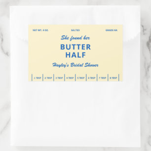 Elle a Trouvé Sa Moitié de Beurre Étiquette de Bab