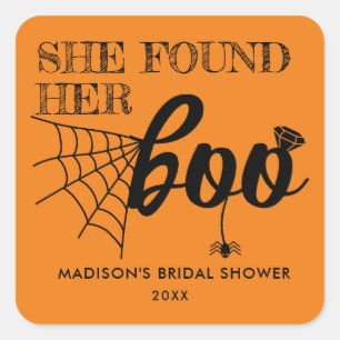 Elle A Trouvé Ses Stickers Fête des mariées "Boo"