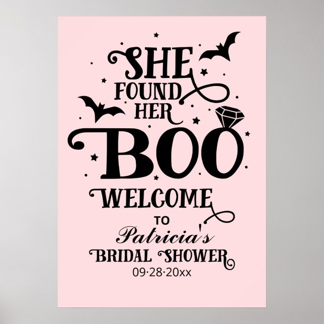 Elle A Trouvé Son Boo Fête des mariées Affiche de  (Devant)