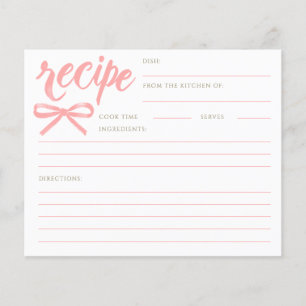 Elle Attache le Nœud Carte de Recette de Mariée Ro
